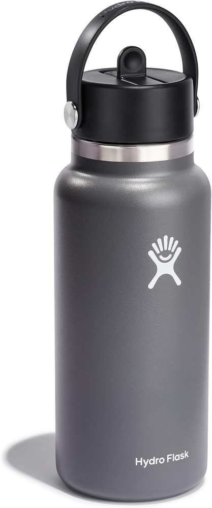 32 Oz Wide Flex Straw Cap Stone