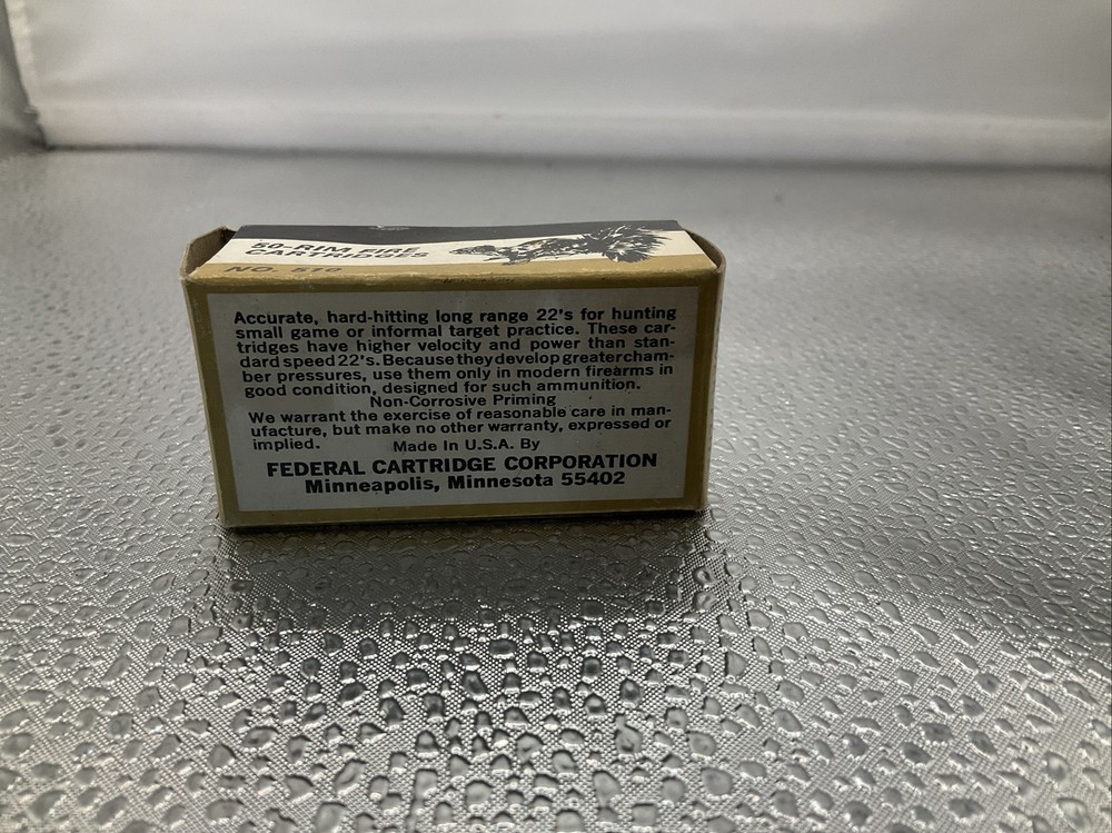 Federal Power-Flite .22 Long Rifle Empty Box