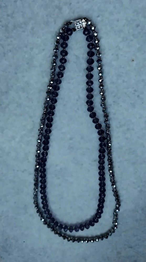 Vintage glass necklace