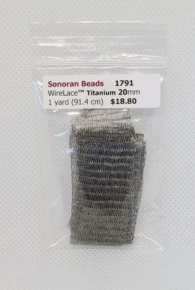 Wirelace 20mm Titanium 1 Yard New