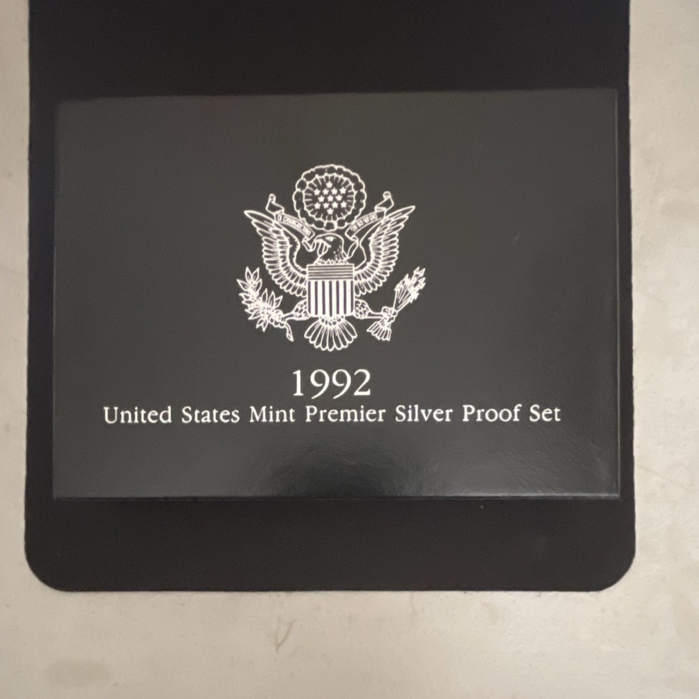 1992 US Mint Premier Silver Proof Set w/ COA San Francisco Multiple Denomination