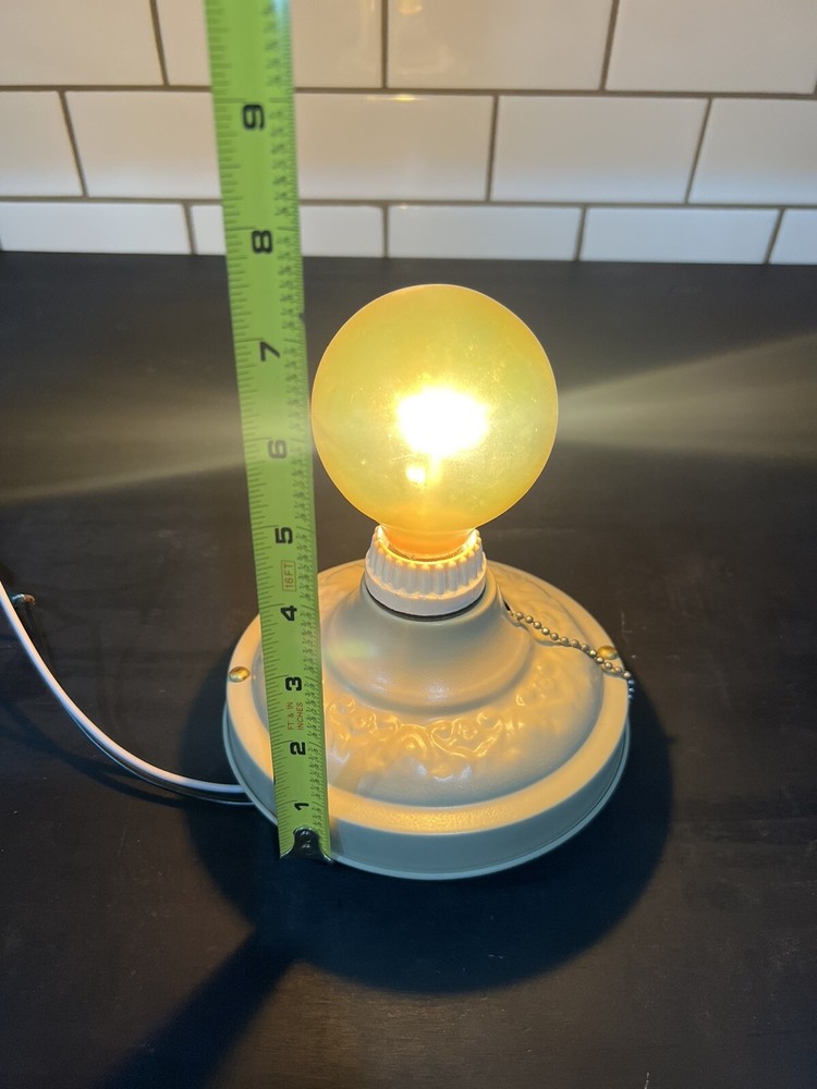 Flush Mount Fixture Rewired Great Nice! 27H