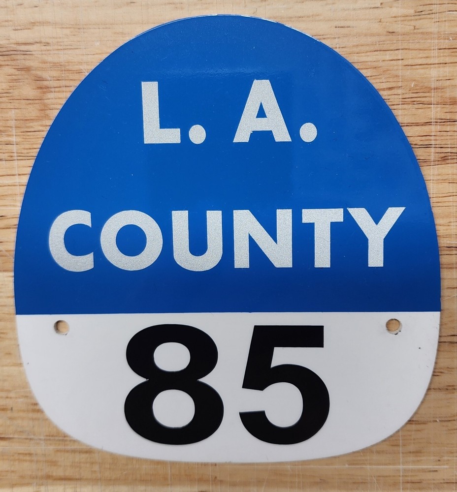 LA COUNTY 85 FIRE HELMET SHIELD