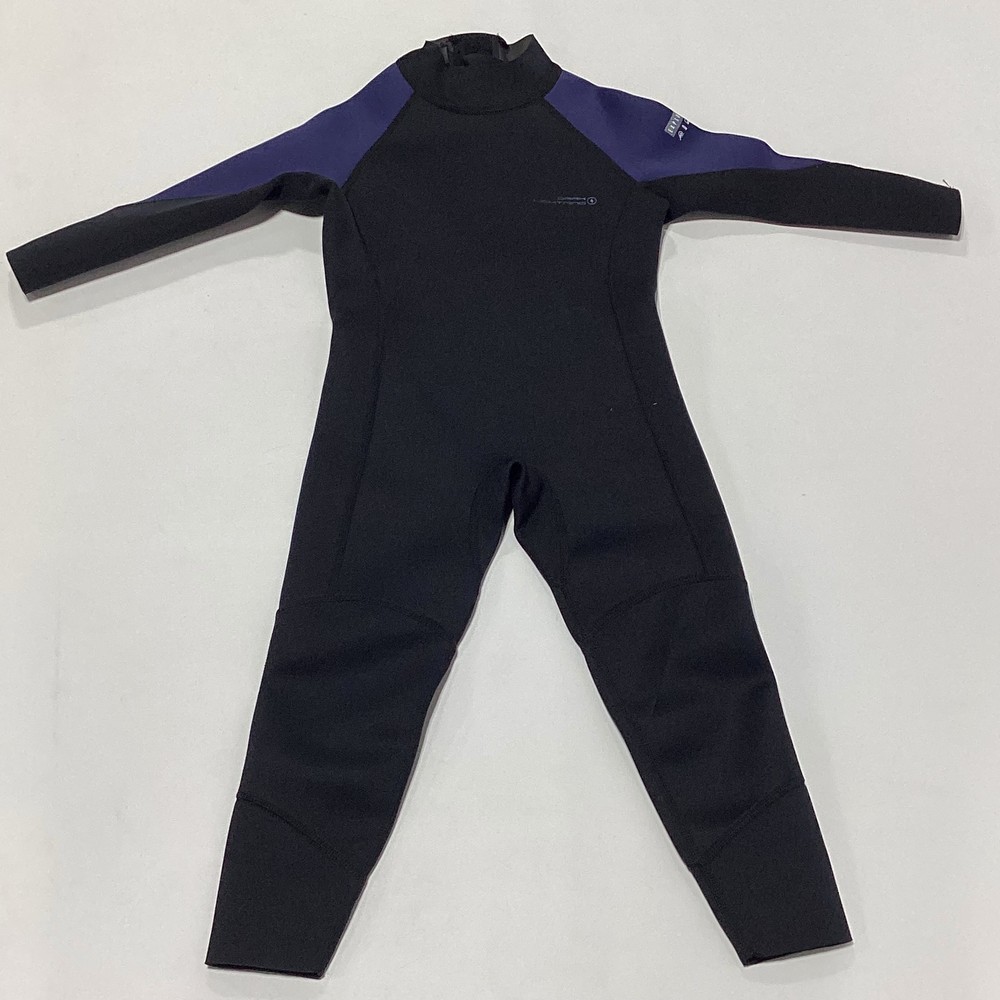 Youth Dark Lightning Black Wetsuit Size 4 EUC