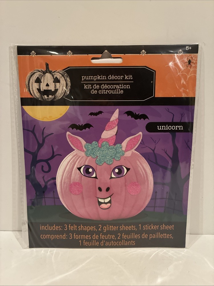 Unicorn Pumpkin Decor Kit