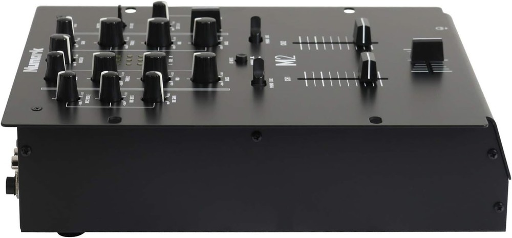 Professional 2-Channel DJ Mixer with Replaceable Crossfader