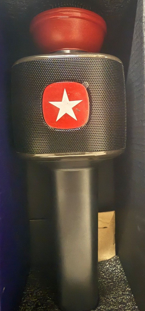 ROXi Karaoke Wireless Rechargeable Dynamic Microphone, Black