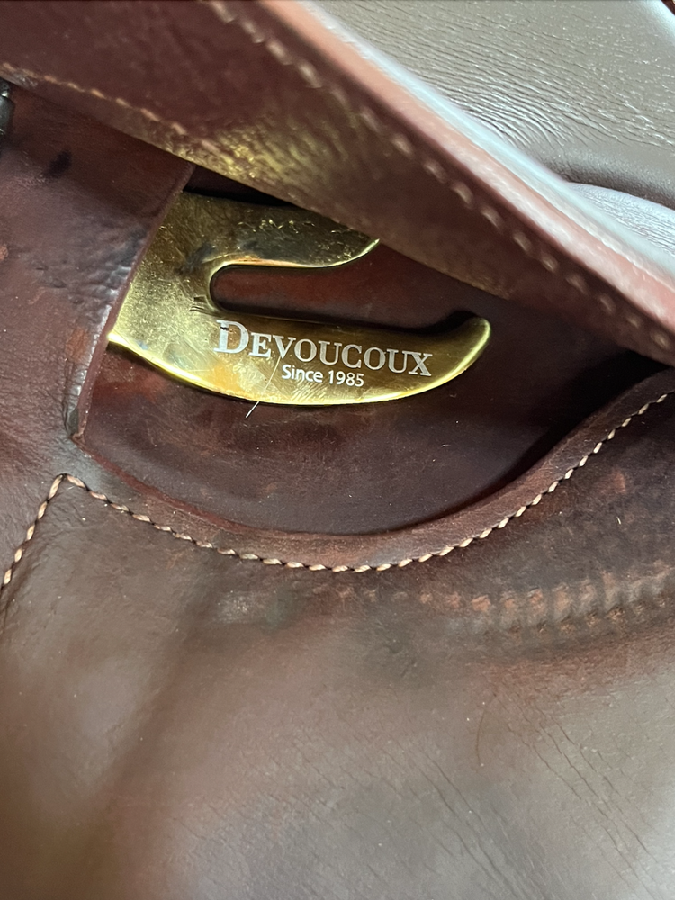 2022 17.5” 2A Devoucoux Biarritz Lab Jump Saddle *Full Buffalo Leather PRO PANEL