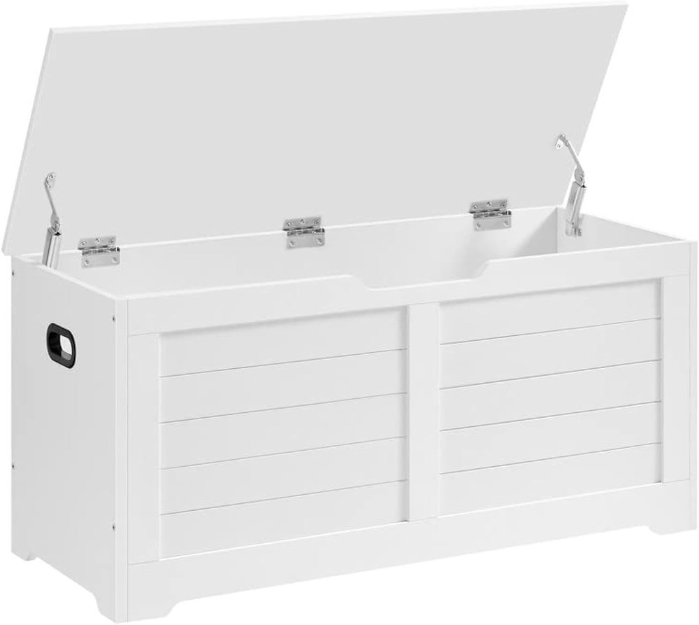Storage Chest, Storage Bench with 2 Safety Hinges,