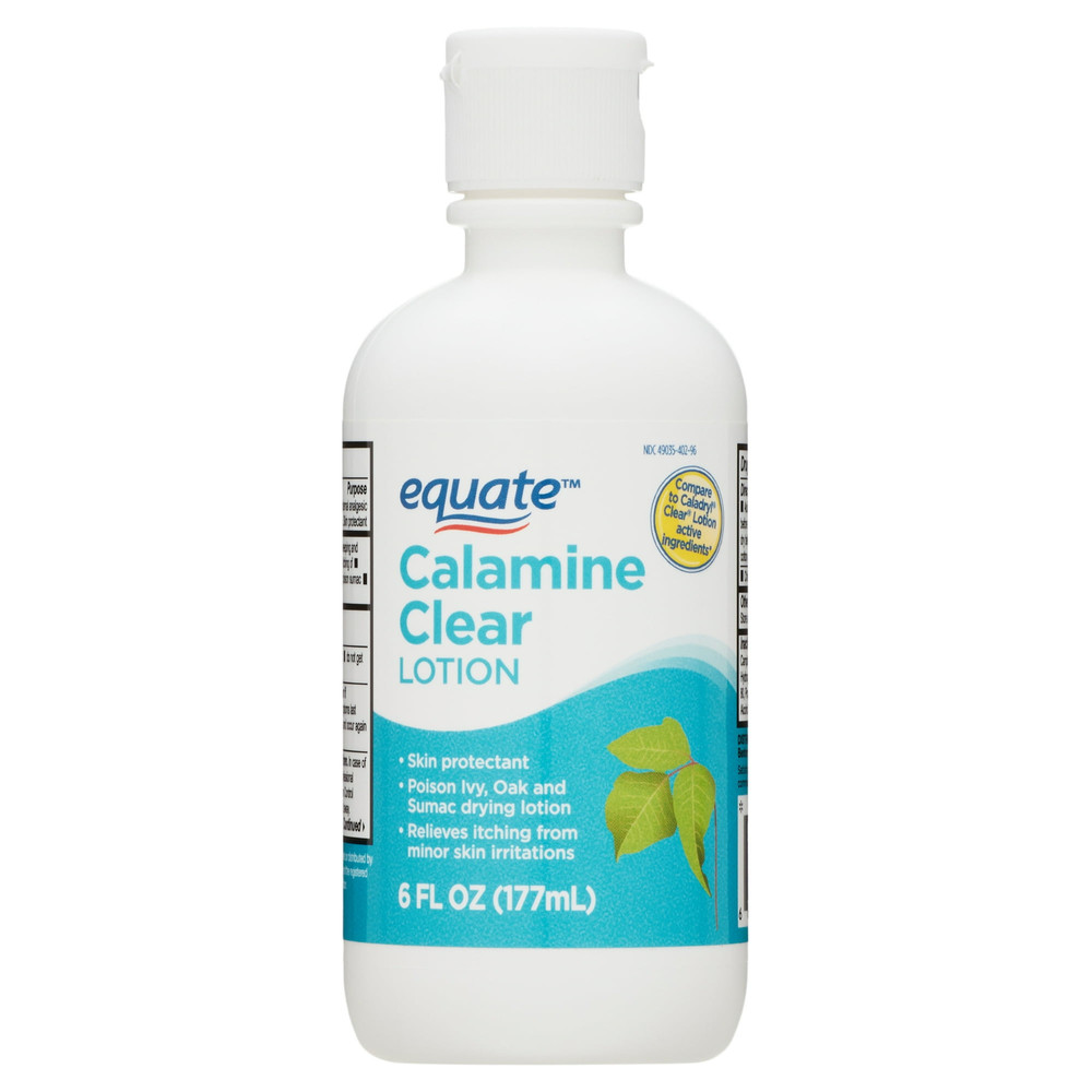 Equate Calamine Clear Lotion for Itching & Rashes, 6oz