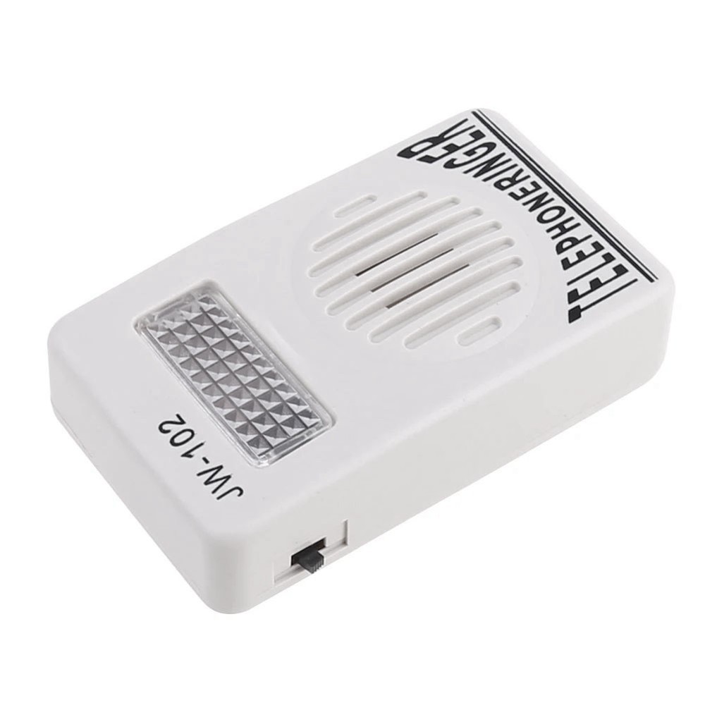 Telephone Ringer Phone Amplifier Wall Speaker Strobe Light Flasher Bell5014