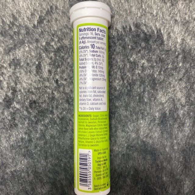 UPSA HydraMax Hydration – Lemon Electrolytes – Effervescent Tablets – 16 ct