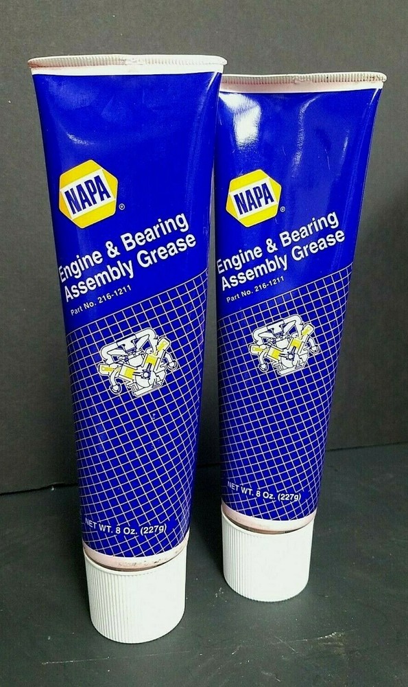 2 NAPA 8oz Motor Assembly Grease For Engine Rebuilding & Other Application