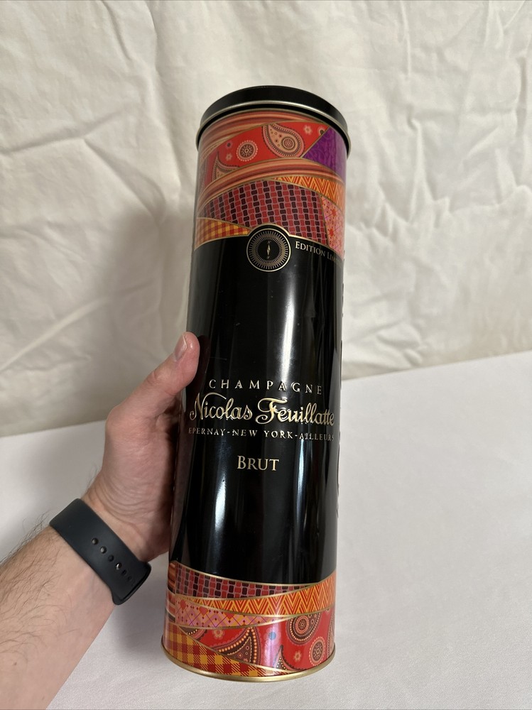 Nicolas Feuillatte Champagne Limited Edition Empty Tin Container