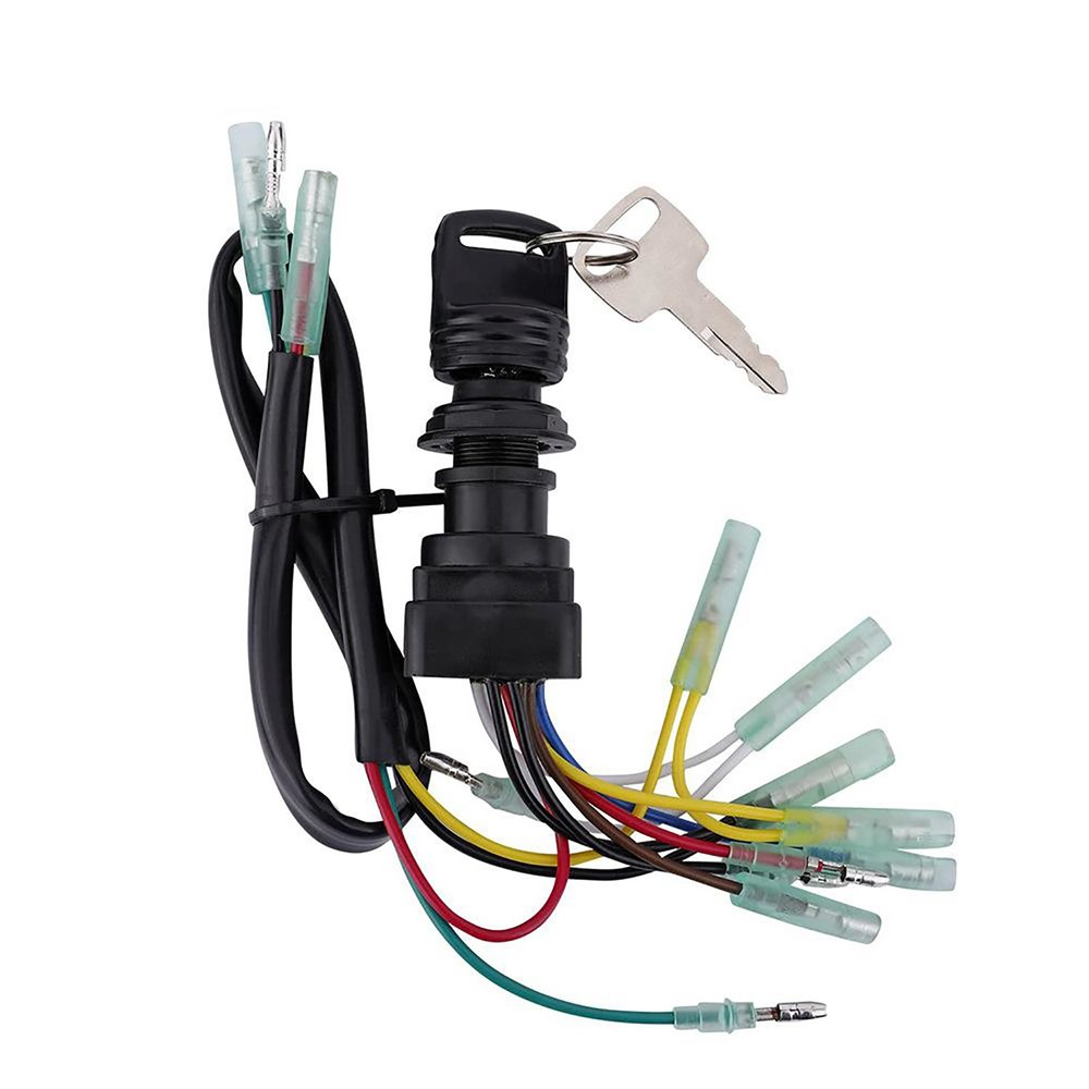 1 Set New Ignition Main Key Switch Kit For Yamaha Outboard Motor Control Box