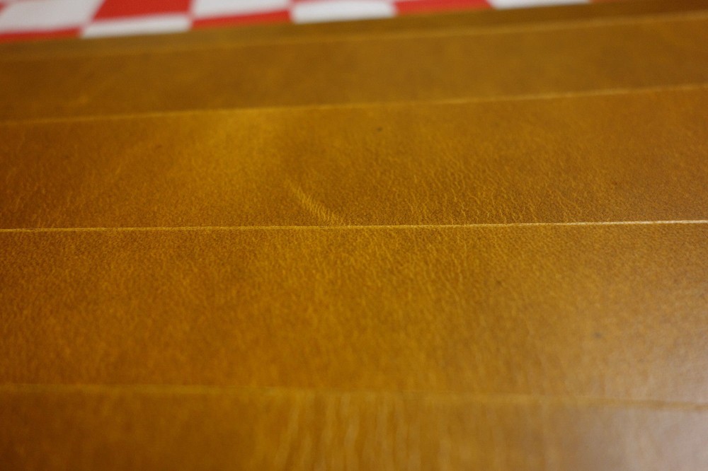 HORWEEN BUTTERSCOTCH CAVALIER 5.5 oz. LEATHER STRAPS, SELECT YOUR SIZE.