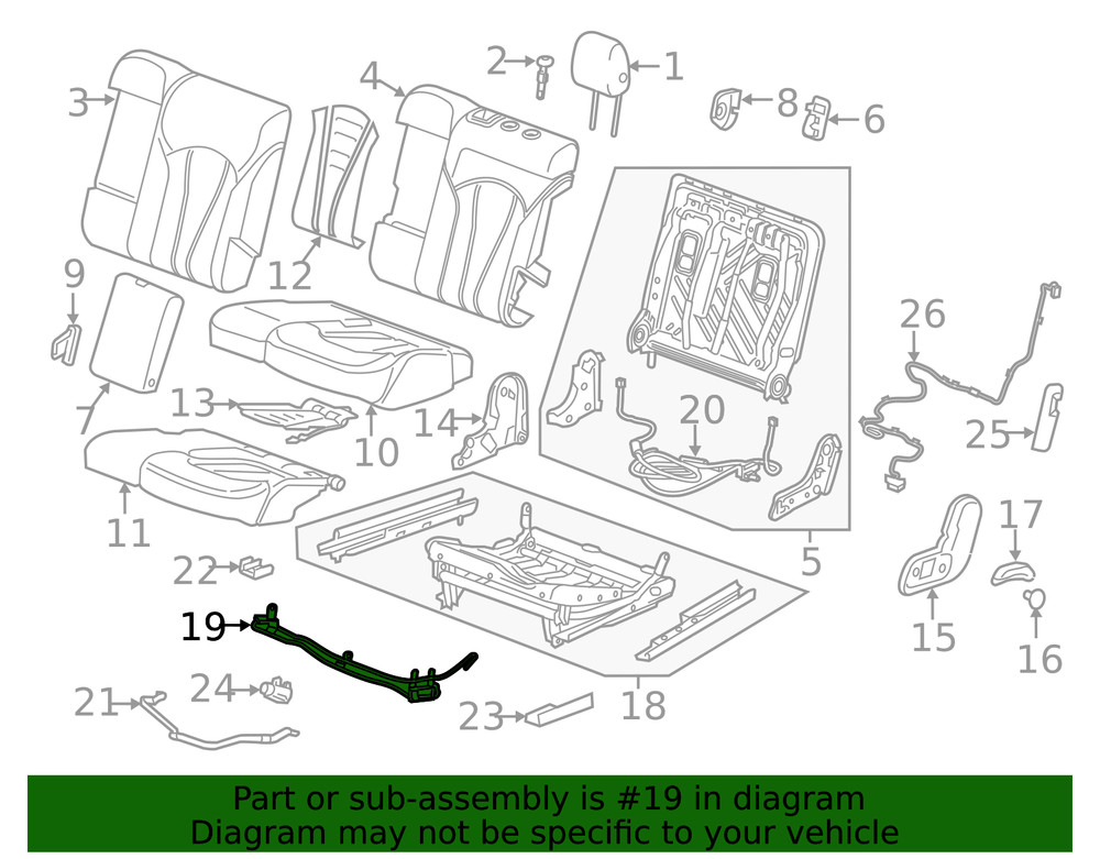 Genuine GM Lower Support 23372880