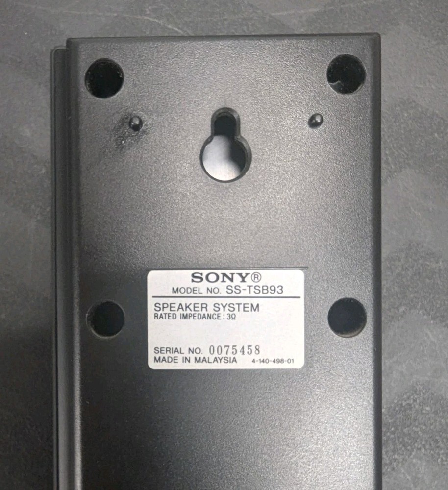 Sony SS-TSB93 Surround Speaker - Front Right - Small Dent