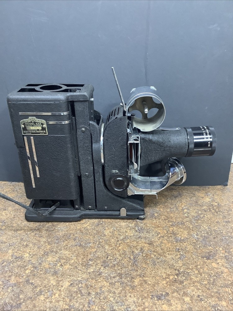 Antique SVE Tri-Purpose Projector Model AAA Bulb Is Missing