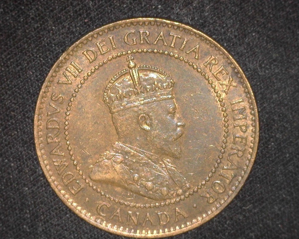 CANADA 1903 LARGE CENT KM8 ABOUT UNCIRCULATED ~D21