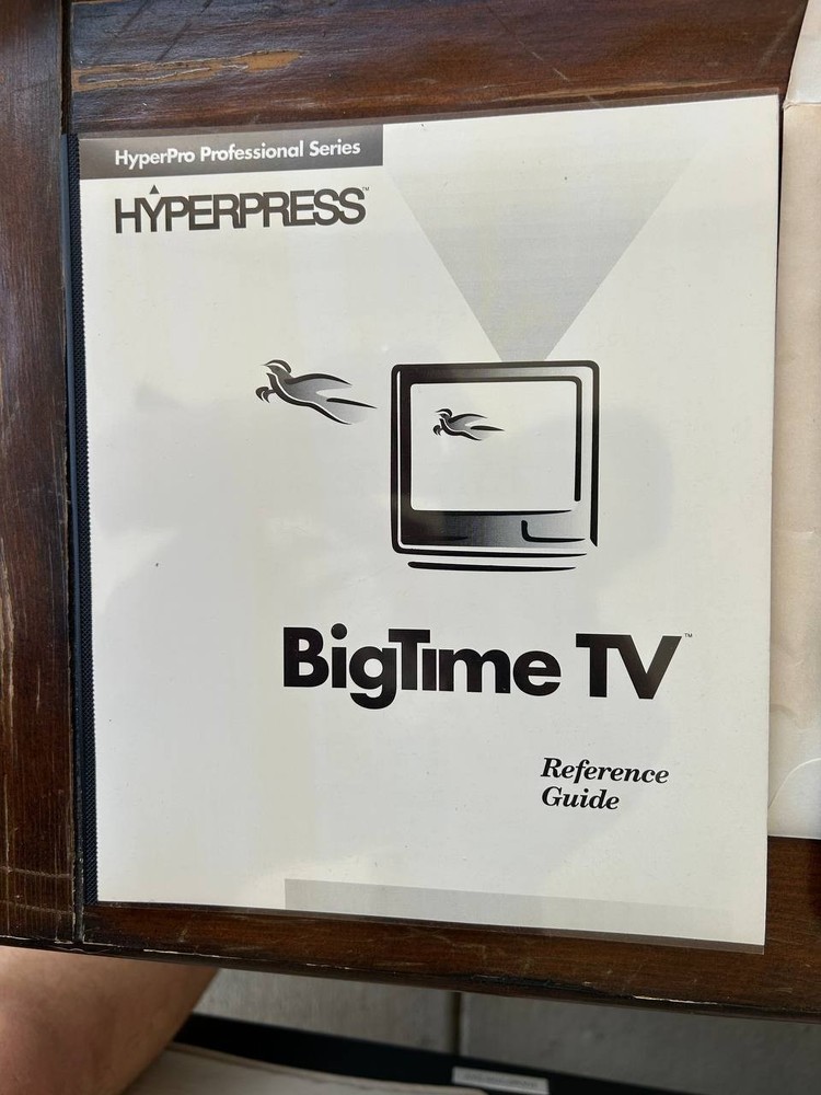Vintage HyperPro BigTime TV. Multimedia Video Authoring System
