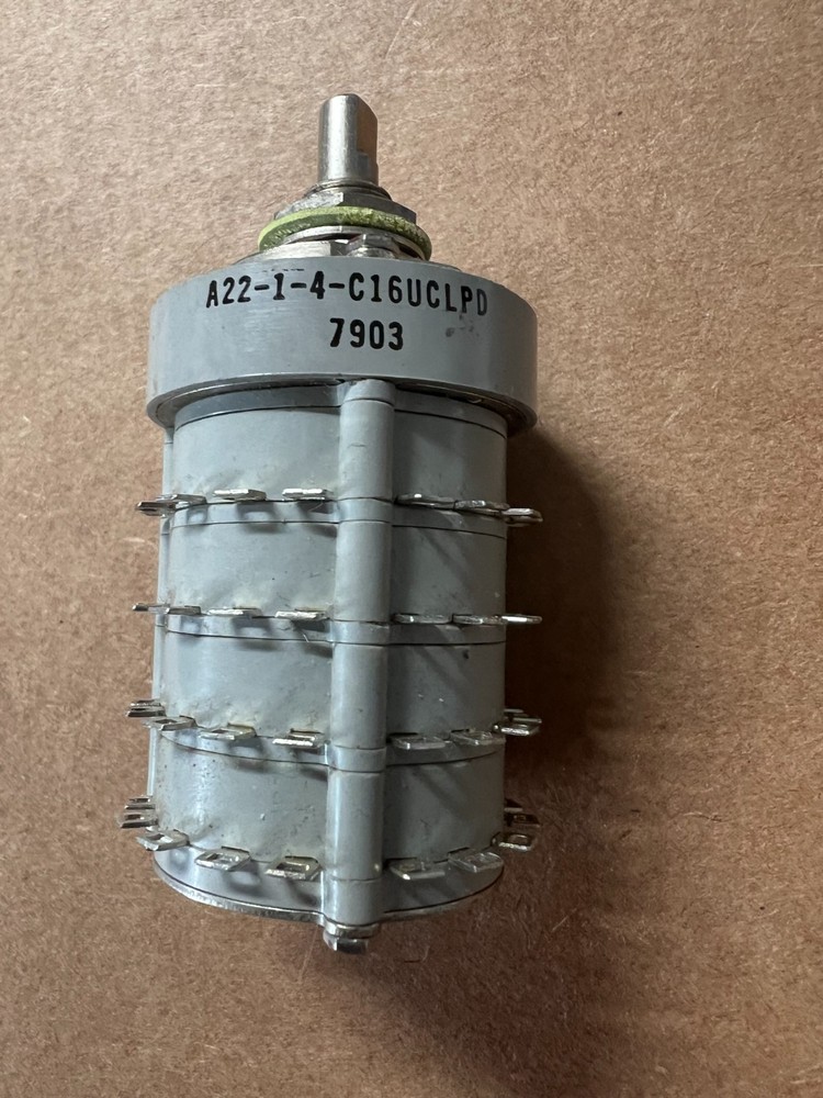 JANCO A22-1-4-C16UCLPD 4 Deck 16 Position Rotary Switch.