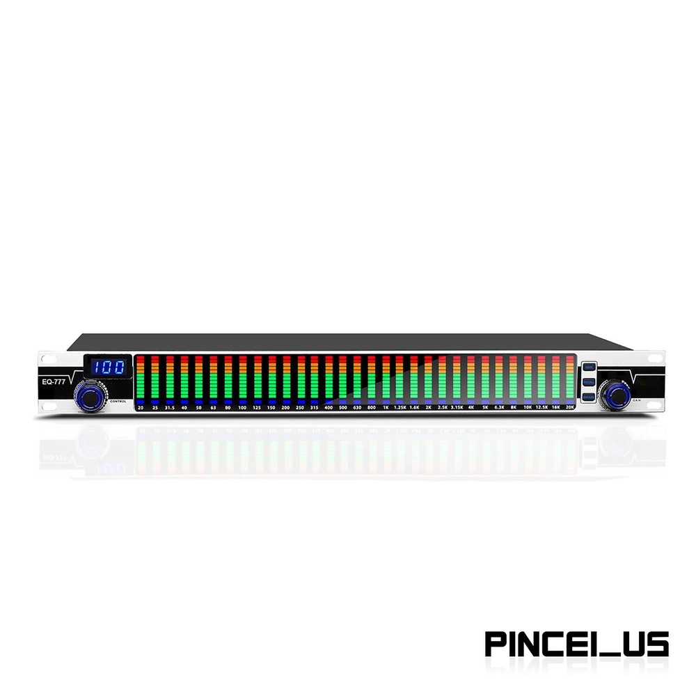 GAX-EQ777 Electronic Digital Equalizer 31-band Graphic Stereo Equalizer 220V