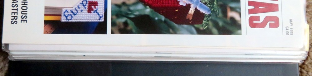 PLASTIC CANVAS CORNER Magazine - 20 Issues from 1995-1998