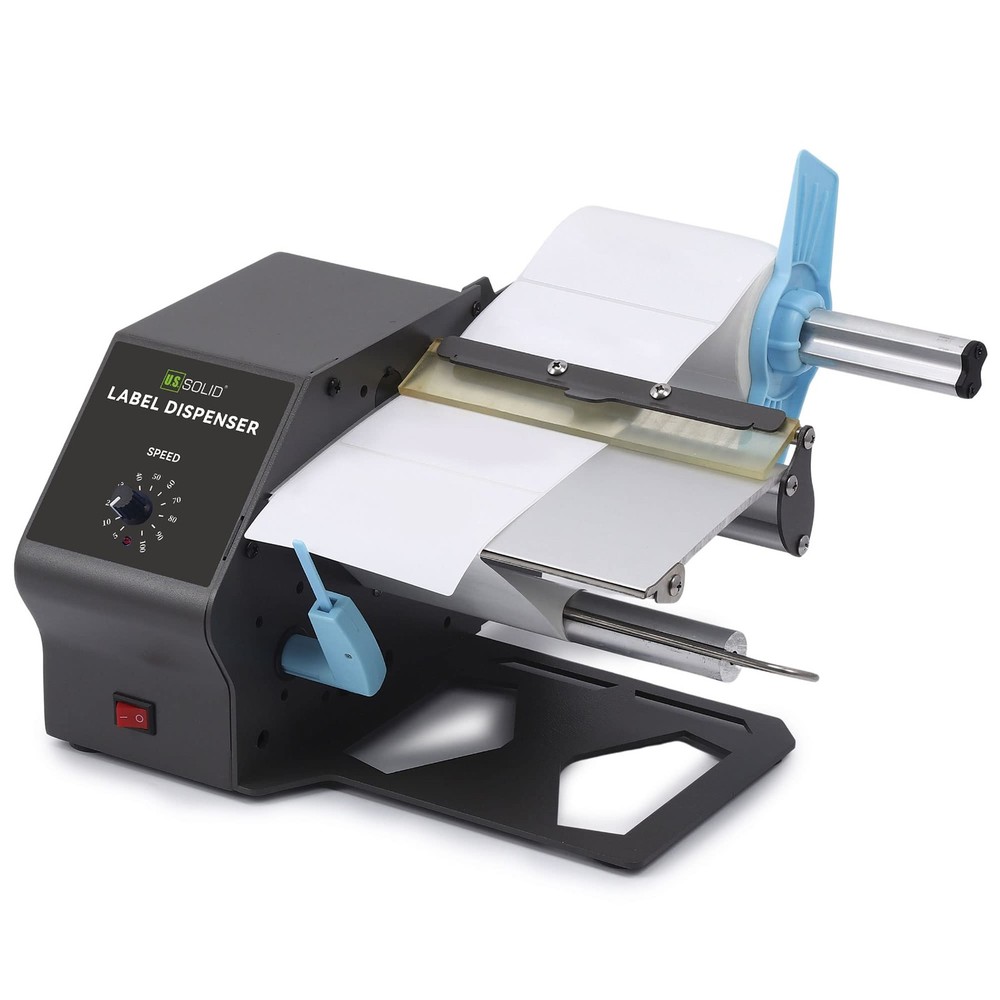 U.S. Solid Automatic Label Dispenser 7 in Width 7.88 in Roll Diameter