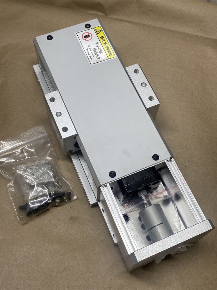 ELECTRIC LINEAR MOTION RAIL STAGE ACTUATOR 100MM STROKE CROSS SLIDING TABLE
