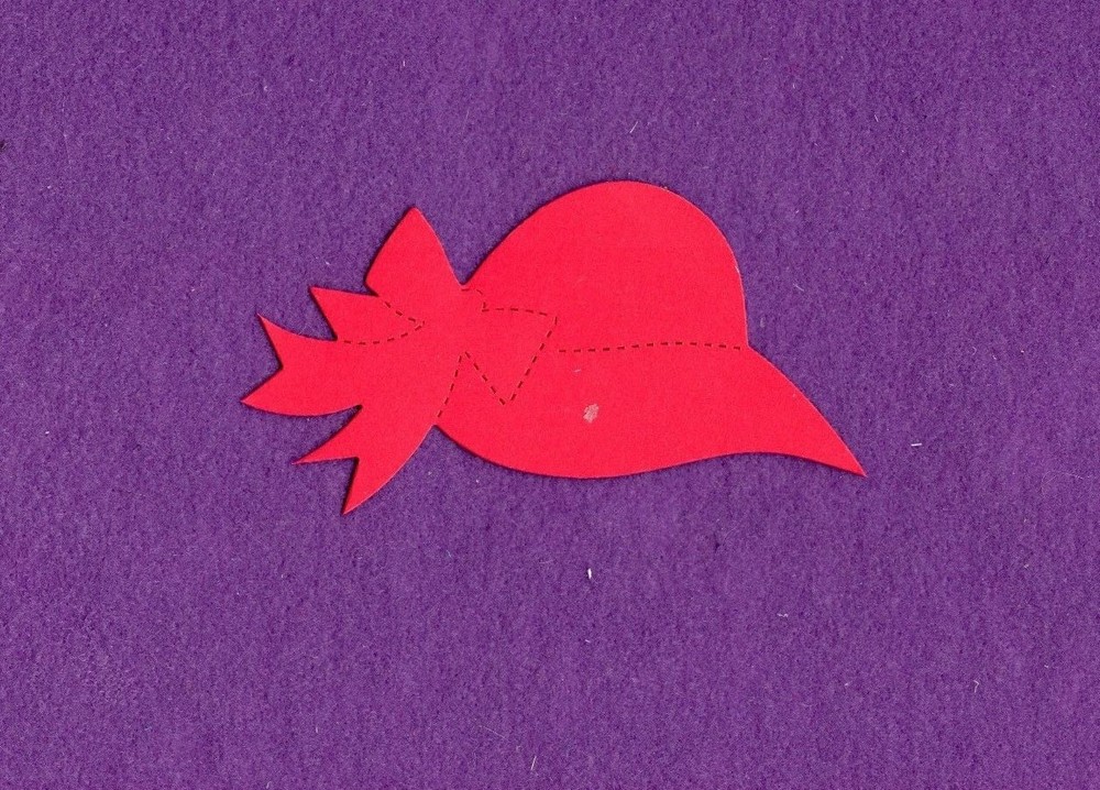 HAT large die cuts scrapbook cards