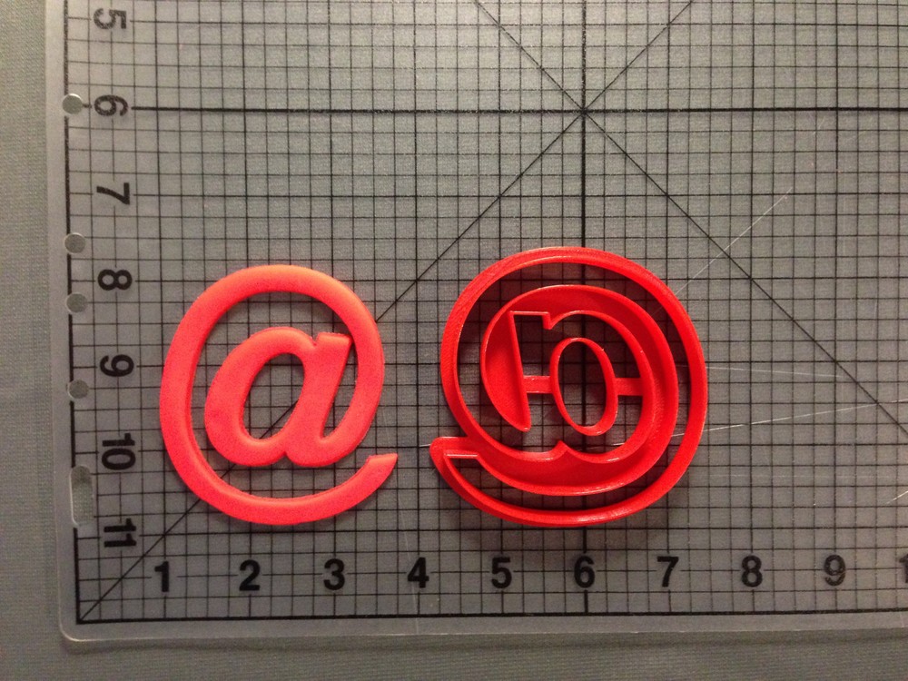 At Sign Cookie Cutter