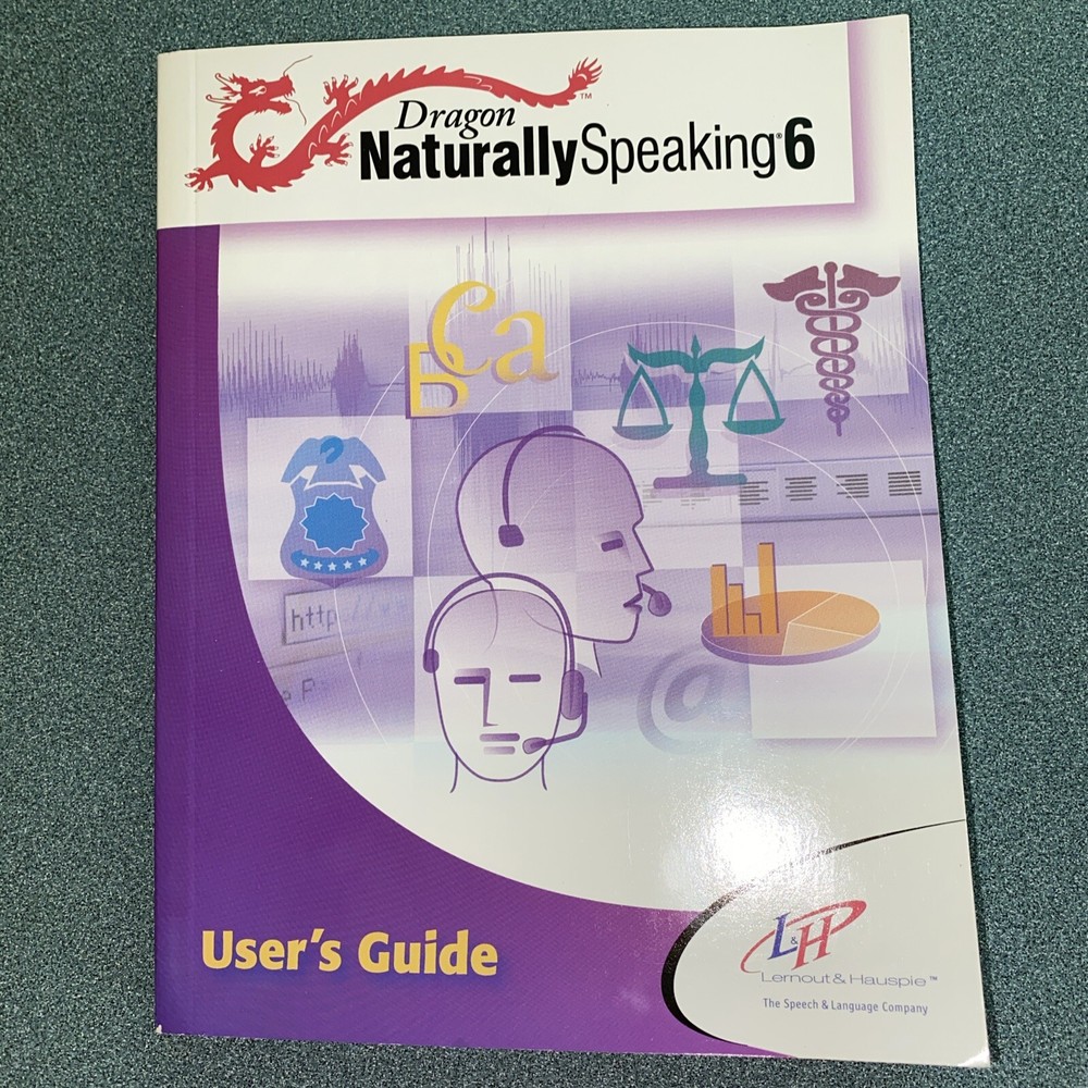 Dragon Naturally Speaking 6 User Guild Instruction Booklet Only