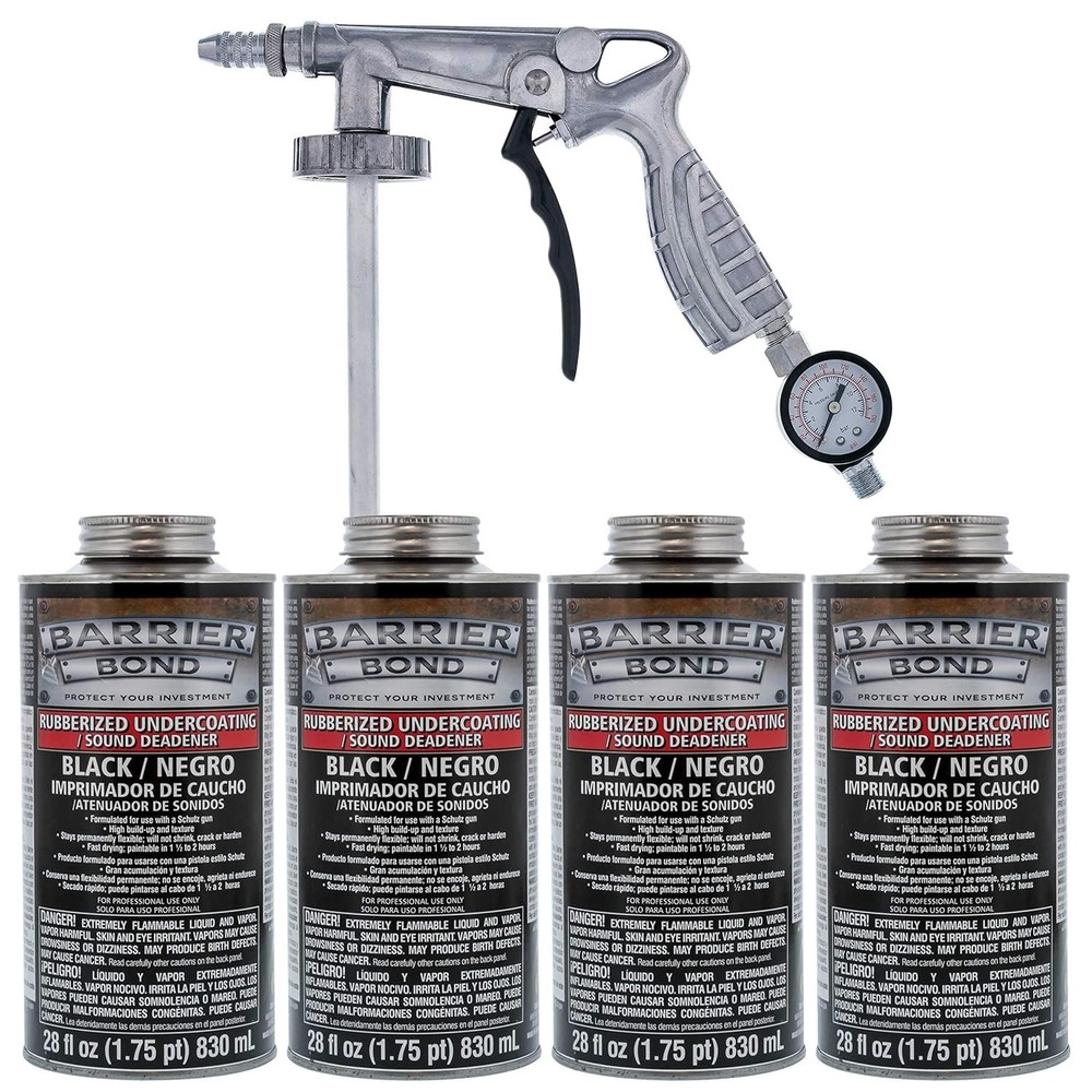 Rust Protection & Sound Deadening Spray - 4-Pack