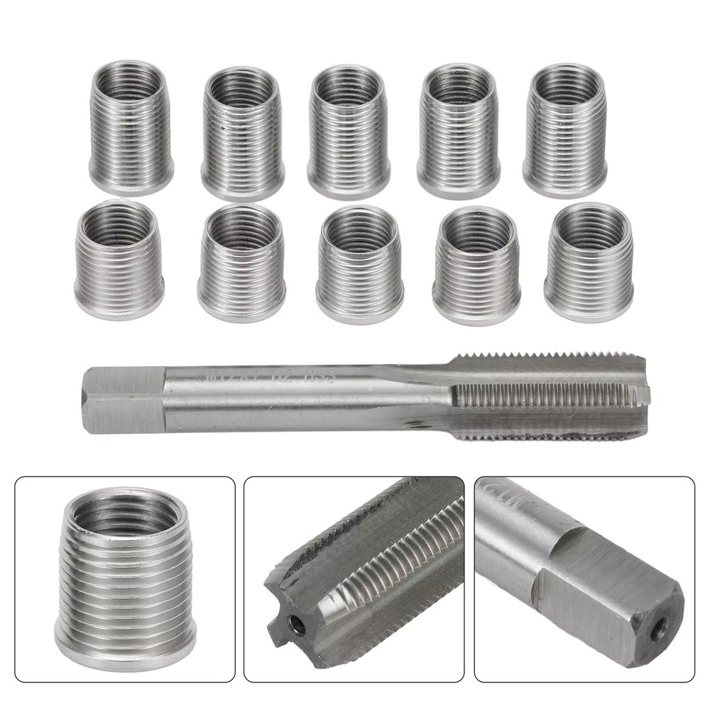 1Set Universal Spark Plug Thread Repair Tool Accessories with Thread Inserts