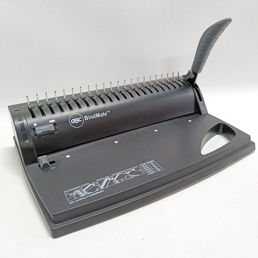 GBC Bindmate - Comb Binding Machine - 21 Hole Binder / 4 Hole Paper Punch