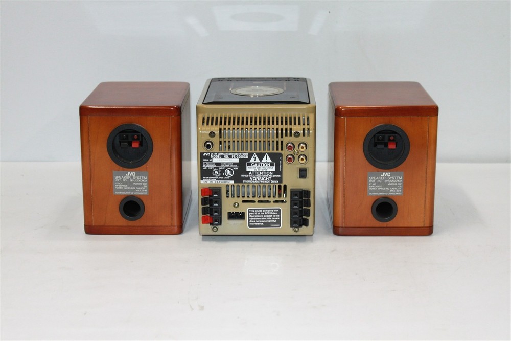 JVC Radio AM/FM CD Ultra Compact Component Audio System FS-2000GD