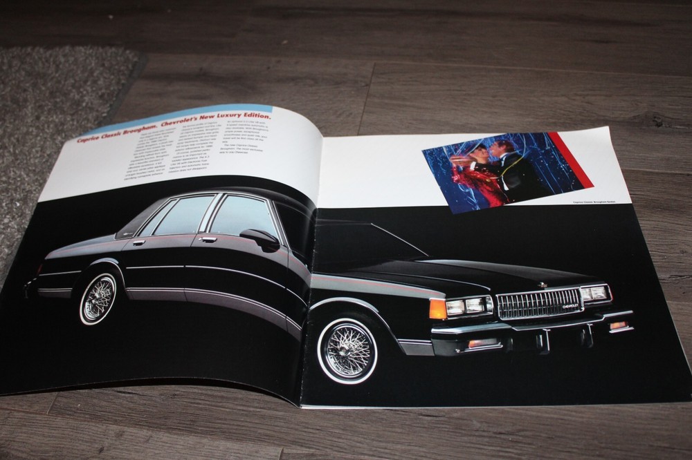1986 Chevy Caprice sales brochure