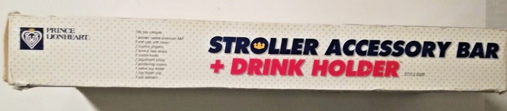 Stroller Accessory Bar Plus Drink Holder