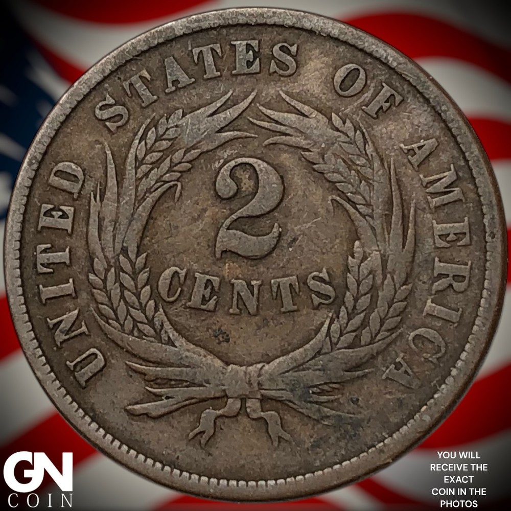 1865 2 Cent Piece Z7313