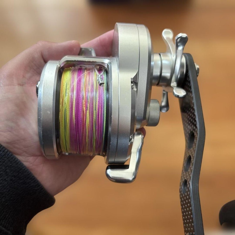 Used SHIMANO OCEA JIGGER 2000NRHG with Gomexus handle