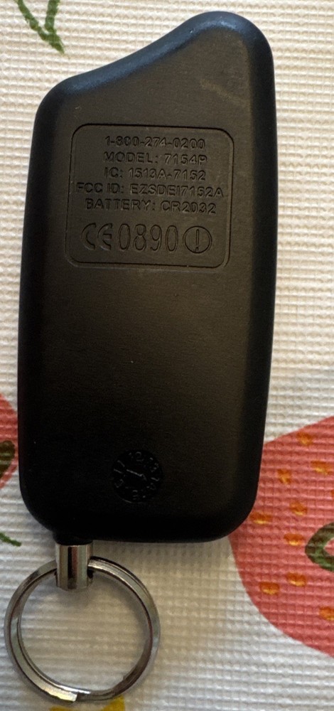 Python 7154P 1-Way 5-Button Remote Control Replacement Transmitter EZSDEI7153