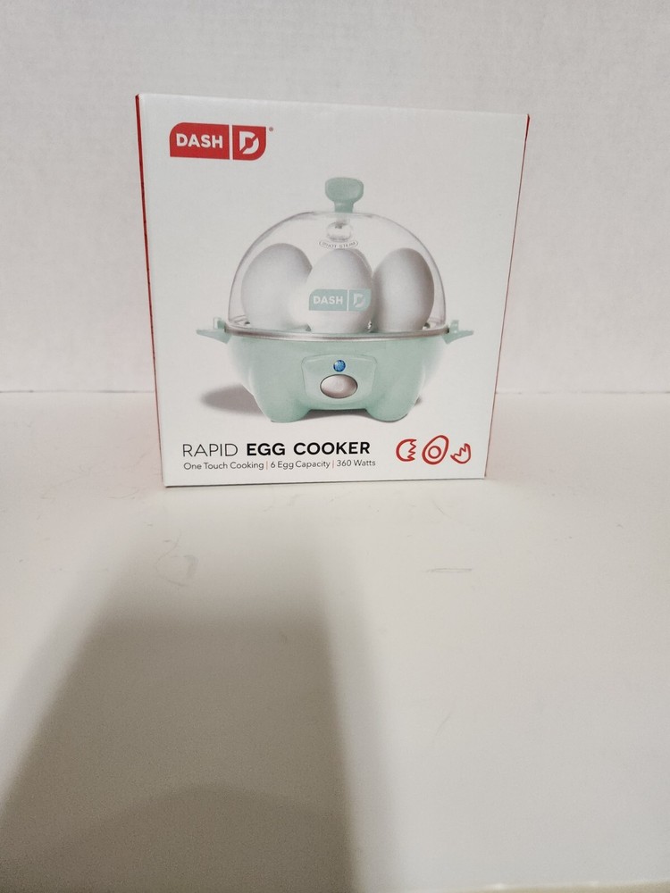 NEW DASH Rapid Egg Cooker: 6 Egg Capacity Electric Egg Cooker, Green