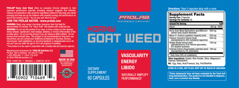 Prolab Nutrition Horny Goat Weed