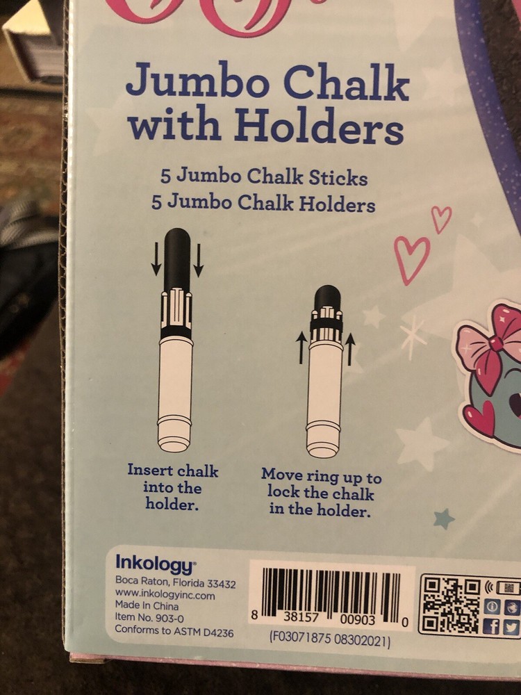 JoJo Siwa Jumbo Chalk With 5 Holders