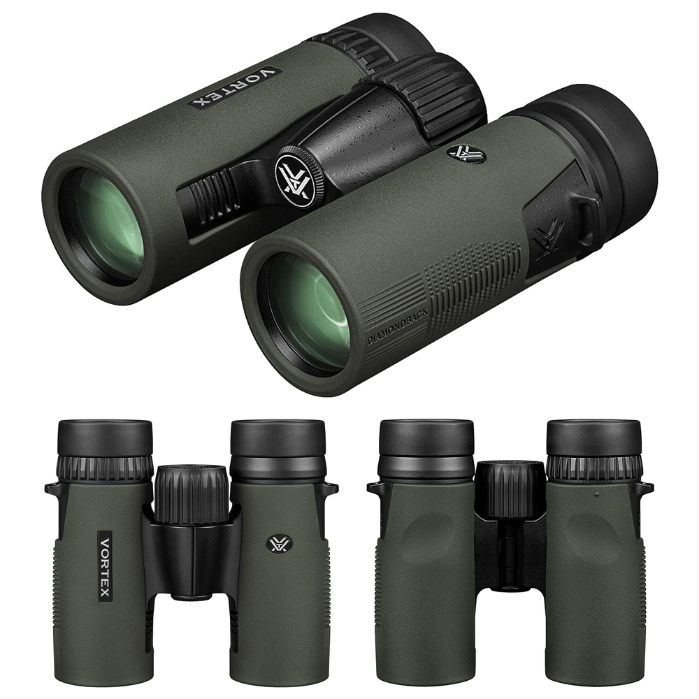 Vortex Optics DB-213 Diamondback HD 10x32 Binocular with Free Hat Bundle