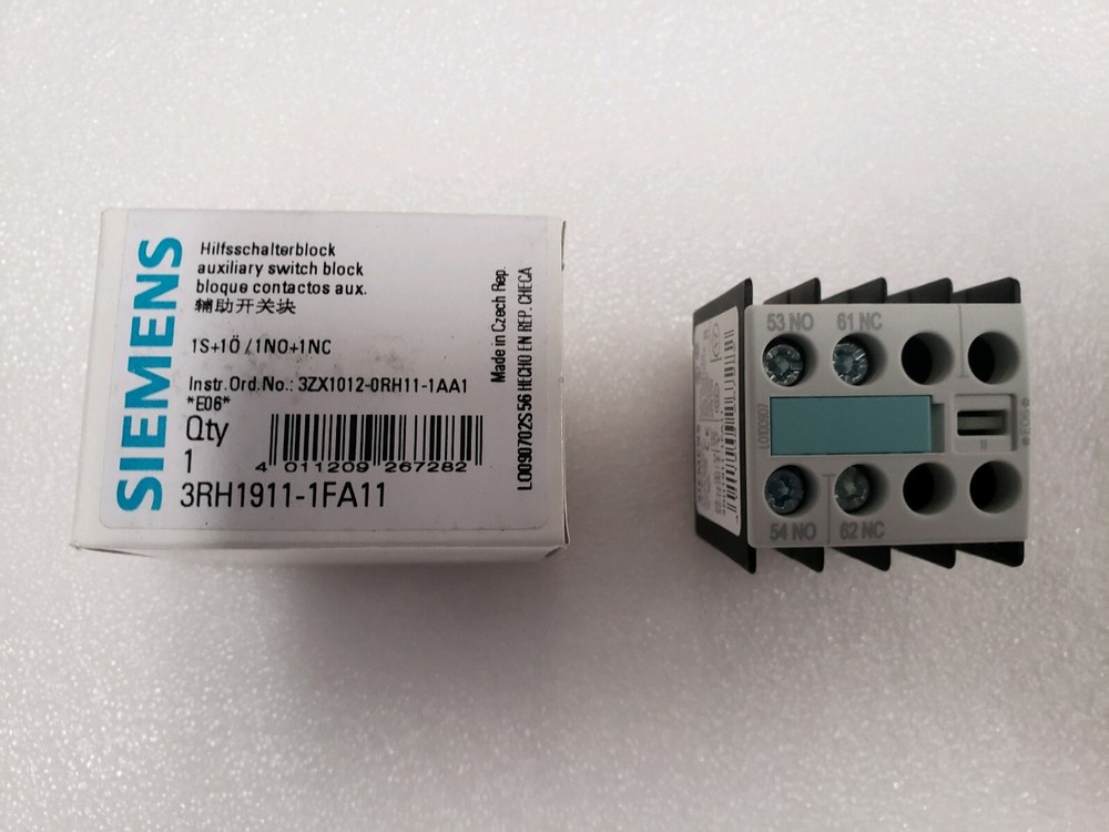 GENUINE SIEMENS Auxiliary Contact #  3RH1911-1FA11