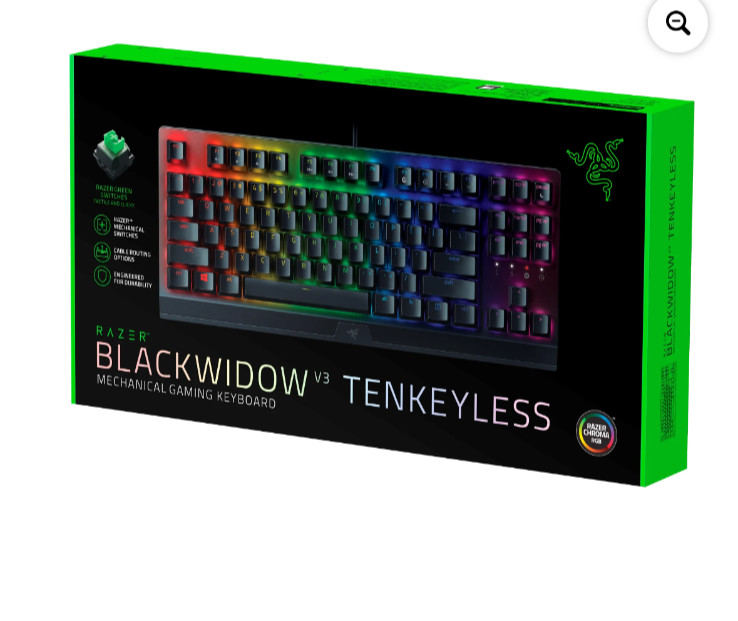 Razor Black Widow V3 Tenkeyless - Green Switch Keyboard