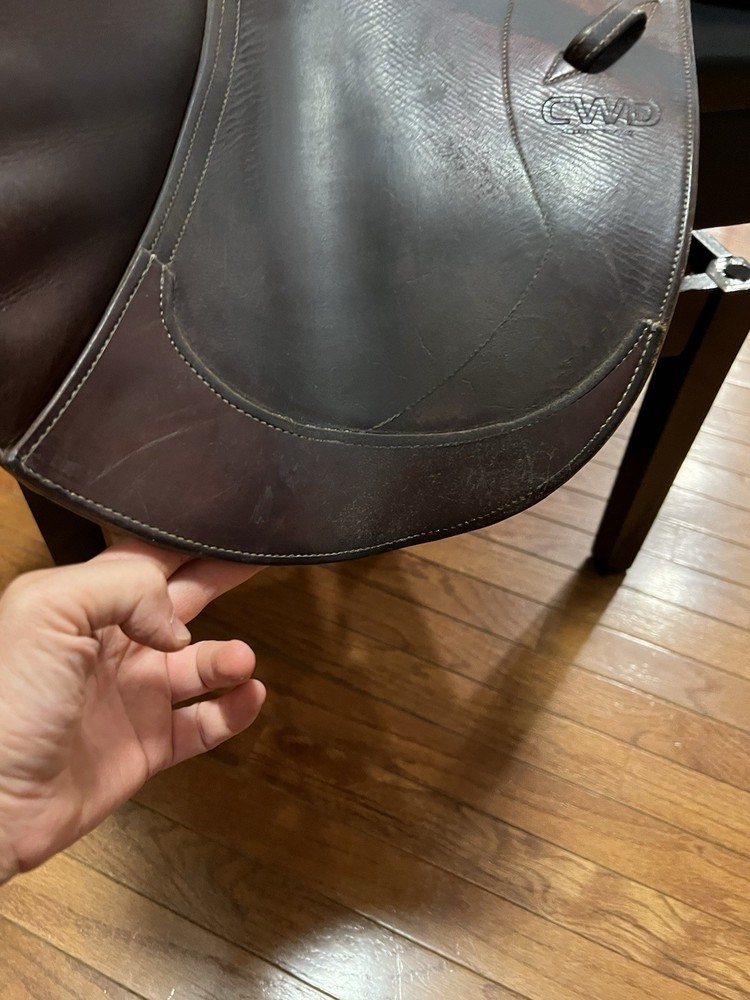 CWD Jump Saddle 17” 2L Flap Medium Tree Brown Leather
