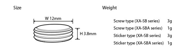 Gariz Soft Release Button Screw Type XA-SBLRS for Sony Camera Red